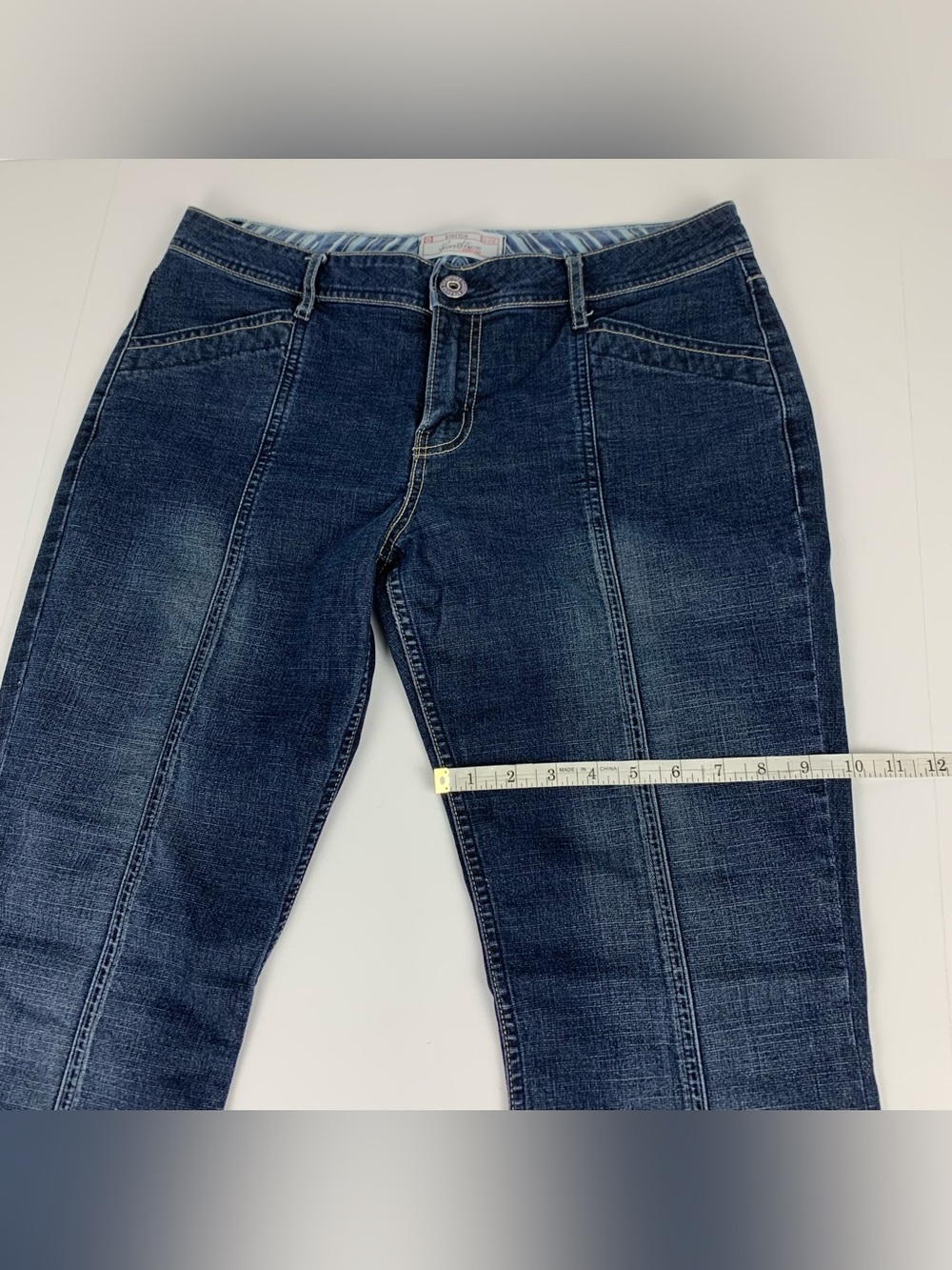 Levis Signature Jeans Stretch Bootcut Blue Denim Pants Womens Misses Size 10 - Picture 8 of 13
